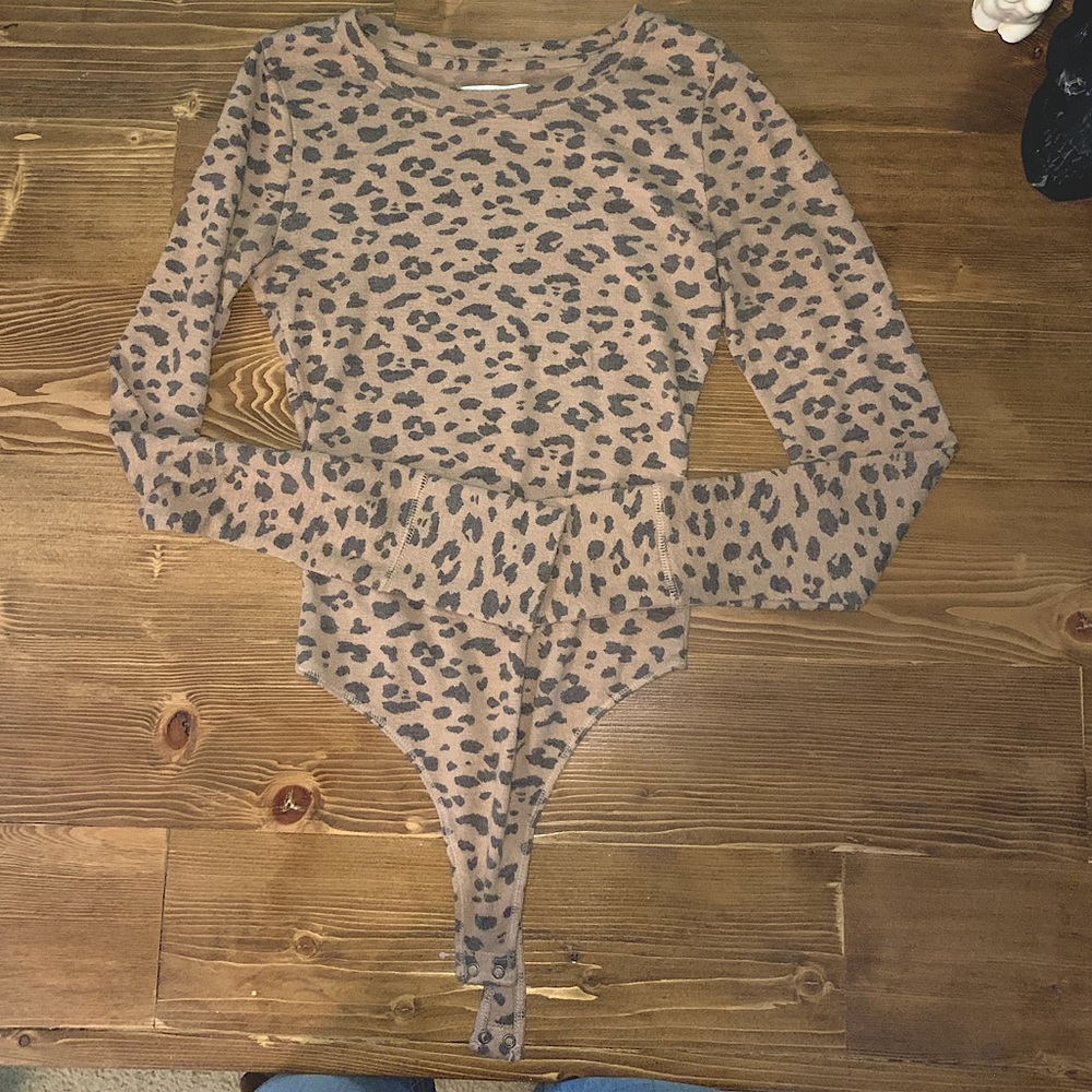 Cheetah Print Abercrombie Bodysuit